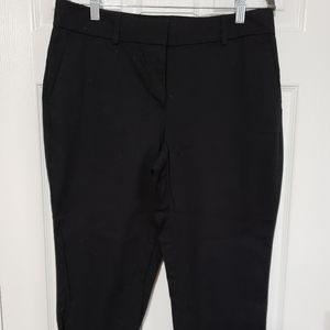 Ann Taylor Black Cropped Slacks